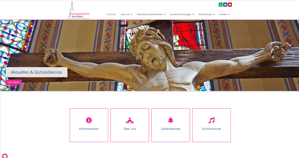 Convert GmbH Co. KG Referenzen Kirche Tann