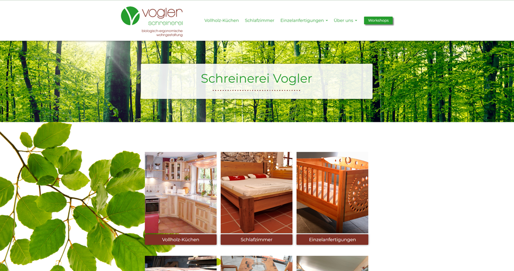 Convert GmbH Co. KG Referenzen Vogler Schreinerei