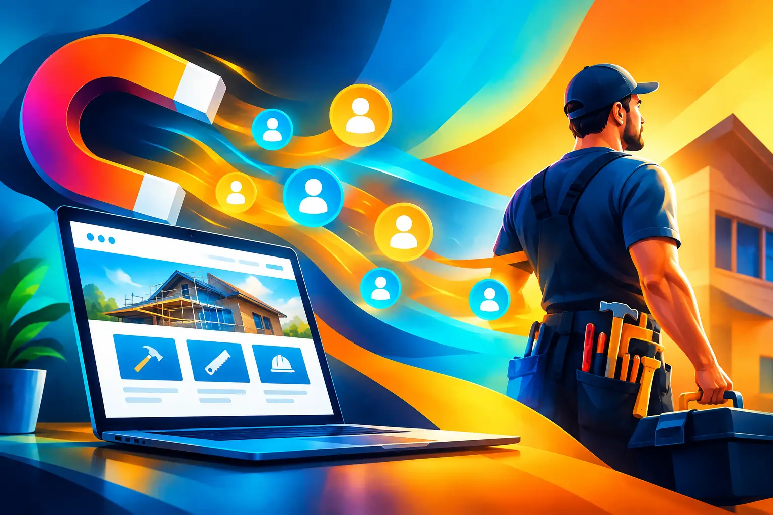 Leadgenerierung Website Beispiel fürs Handwerk
