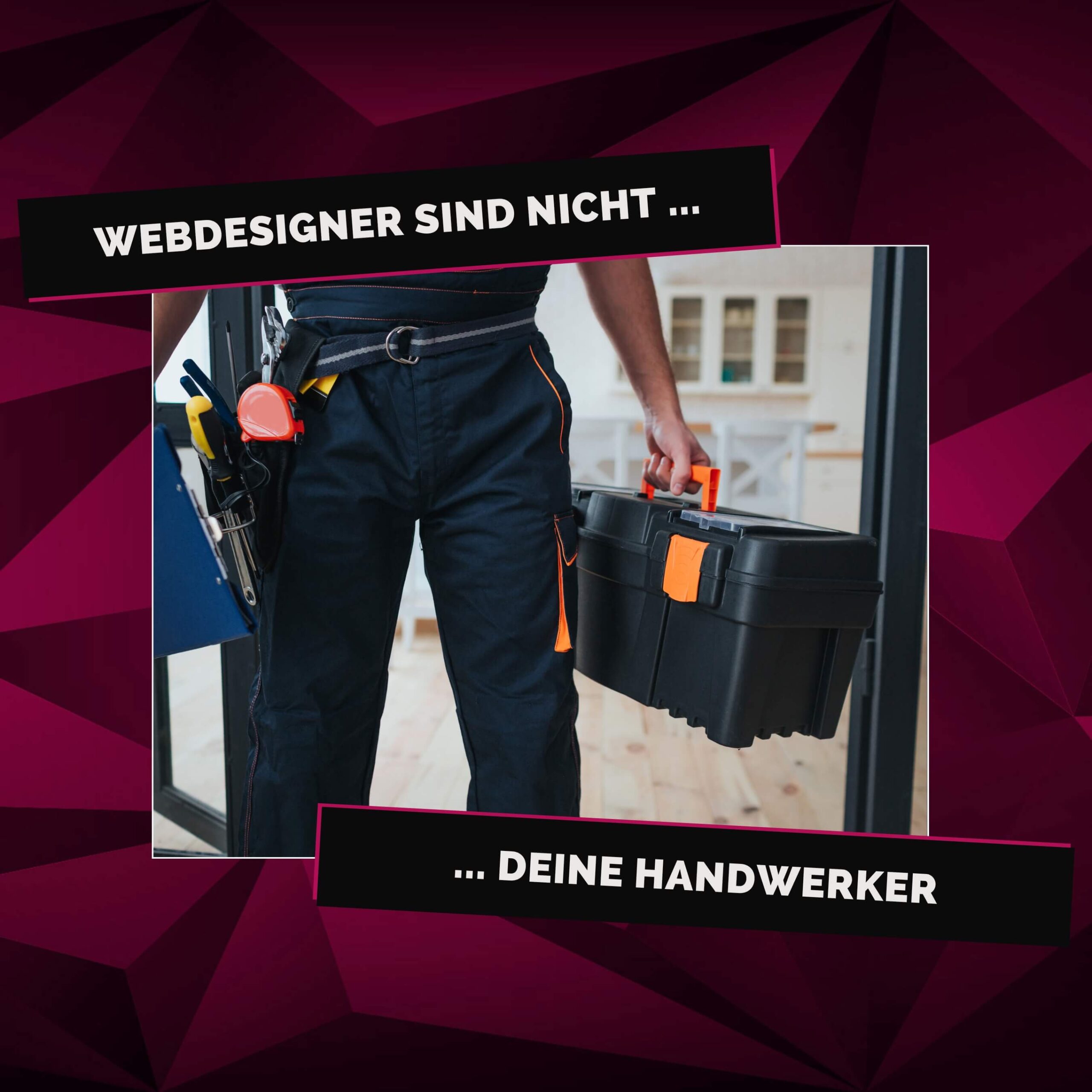 Webdesigner sind nicht deine Handwerker - sondern dein Rettungsanker