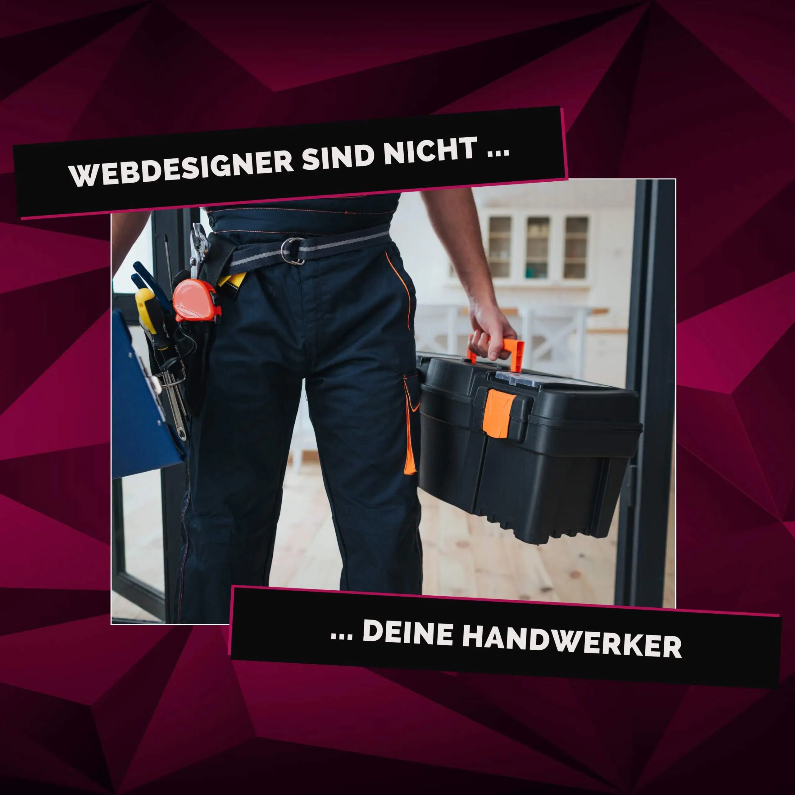 Webdesigner sind nicht deine Handwerker - sondern dein Rettungsanker