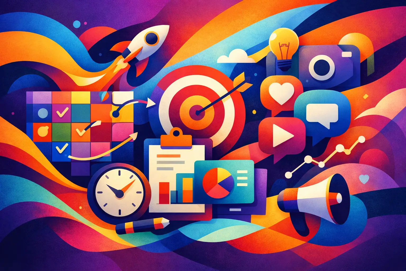 Redaktionsplan für Social Media, der klappt